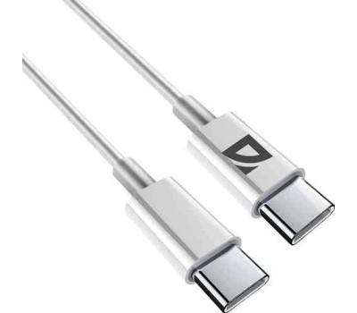 Кабель DEFENDER (87537) USB кабель F182 TypeC-TypeC 2м, белый