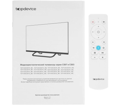 Телевизор TOPDEVICE TDTV24CS03H HD SMART TV белый