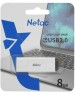 NETAC Флеш Диск 8GB U185 NT03U185N-008G-20WH USB2.0 белый