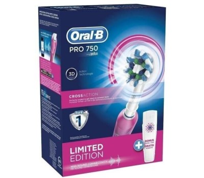 ORAL-B Электрическая зубная щетка PRO 750 LTD EDIT PINK