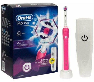 ORAL-B Электрическая зубная щетка PRO 750 LTD EDIT PINK