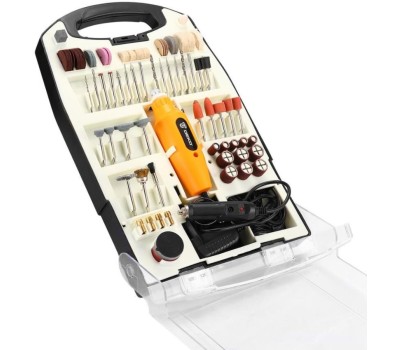 Электрический гравер DEKO DKRT150, 150 Вт, в кейсе + набор аксессуаров 110 шт 063-1417