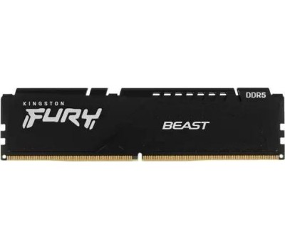 Оперативная память KINGSTON Оперативная память Fury Beast KF552C40BB-16 DDR5 - 1x 16ГБ 5200МГц, DIMM, Black, Ret
