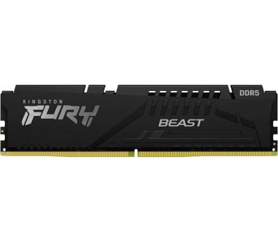 Оперативная память KINGSTON Оперативная память Fury Beast KF552C40BB-16 DDR5 - 1x 16ГБ 5200МГц, DIMM, Black, Ret