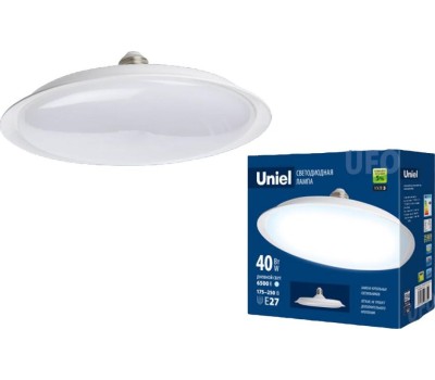 UNIEL LED-U220-40W/6500K/E27/FR PLU01WH