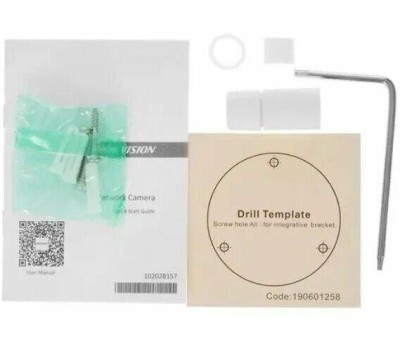 IP-Камера HIKVISION Камера видеонаблюдения IP DS-2CD2083G2-IU(4mm), 3840х2160 pix, 4 мм, белый