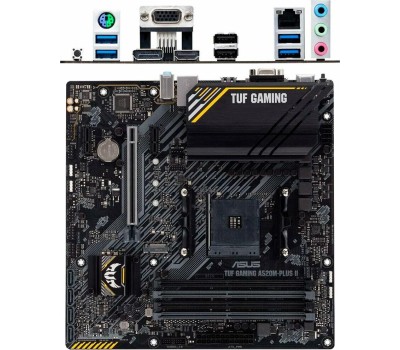 Материнская плата ASUS Материнская плата TUF GAMING A520M-PLUS II, Socket AM4, AMD A520, mATX, Ret