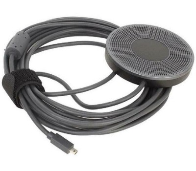 Микрофон LOGITECH Микрофон MeetUp, черный [989-000405]