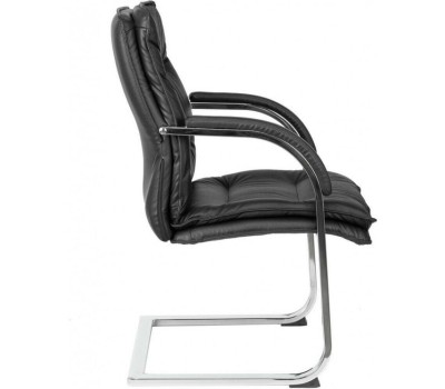 БЮРОКРАТ Кресло T-9927SL-LOW-V, кожа, до 120кг, черный [t-9927sl-low-v/black]