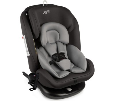 Автокресло детское SIGER УУД Престиж Isofix Lux гр.0+/I/II/III, графит