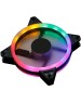 OKLICK Вентилятор OG-CF120RGB3-BK 120мм, 3-pin, от БП:4-pin (Molex), 1200об/мин, 23 дБ, RGB, черный, Ret