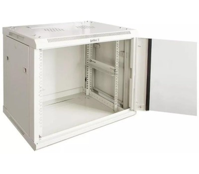 Электроника / Телекоммуникационные шкафы LANMASTER Шкаф коммутационный TWT-CBWPG-18U-6X8-GY настенный, стеклянная передняя дверь, 18U, 600x902x800 мм