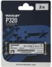 Накопитель SSD PATRIOT SSD накопитель P320 P320P2TBM28 2ТБ, M.2 2280, PCIe 3.0 x4, NVMe, M.2