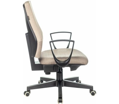 Кресло компьютерное БЮРОКРАТ Кресло CH-545, ткань, до 120кг, пружинно-винтовой, бежевый
