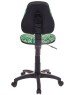 Кресло компьютерное БЮРОКРАТ Кресло детское KD-4, на колесиках, ткань, зеленый [kd-4/pencil-gn]