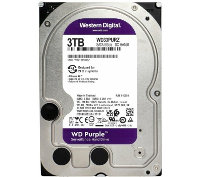 Жесткий диск WD Жесткий диск 3Tb Purple (3.5