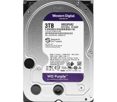 Жесткий диск WD Жесткий диск 3Tb Purple (3.5