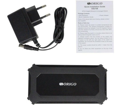 ORIGO Неуправляемый коммутатор OS2108/A1A 8x1000Base-T, корпус пластик