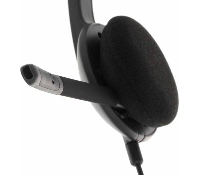 LOGITECH Гарнитура H340 |981-000475| черная, USB, поворотный микрофон, кабель 1.8м