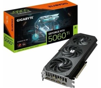 Видеокарта GIGABYTE Видеокарта NVIDIA GeForce RTX 5060TI GV-N506TGAMING OC-8GD 1.0 8ГБ Gaming, GDDR7, OC, Ret