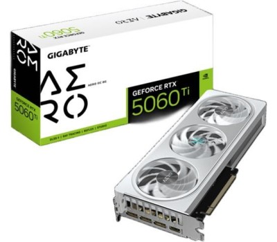 Видеокарта GIGABYTE Видеокарта RTX5060Ti AERO OC 8GB GDDR7 128bit 3xDP HDMI 3FAN RTL