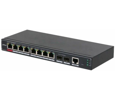 Коммутатор DAHUA Коммутатор 10-Port Cloud Managed Desktop Gigabit Switch with 8-Port PoE