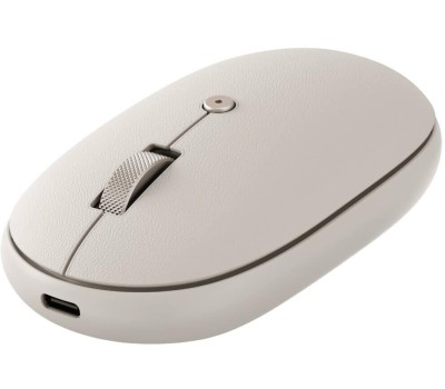 SATECHI Мышка компьютерная OntheGo Bluetooth Mouse with USB-C Rechargeable Battery. Цвет: песочный