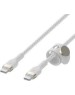 BELKIN Кабель BoostCharge PRO Flex USB-C to USB-C Braided Silicone Cable. Длина: 3м. Цвет: белый
