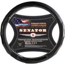 оплетка рулевого колеса SENATOR (OPLS0401) оплетка на руль Oregon M(38см), карбон