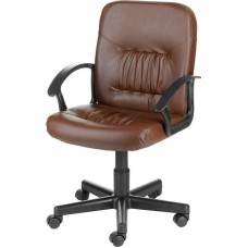 Кресло компьютерное OLSS кресло ЧИП Ультра коричневый экокожа