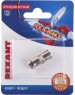 Переходник REXANT (06-0028-A) ПЕРЕХОДНИК АНТЕННЫЙ, (ШТЕКЕР F - ГНЕЗДО TV), (1ШТ.)