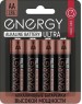 Батарейка алкалиновая ENERGY Ultra LR6/4B (АА) (104405)
