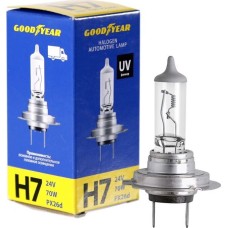 Лампа галогенная GOODYEAR GY017240 лампа галогенная автомобильная Н7 24V 70W PX26d