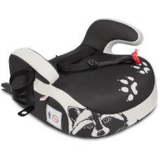 Детское автомобильное кресло SIGER KRES3996 Бустер Fix Lux гр.III, енот серый, бежевый