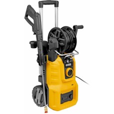 Мойка высокого давления DENZEL Моечная машина высокого давления R-200D, 2400 Вт, 200 бар, 420 л/ч, с барабаном// 58264