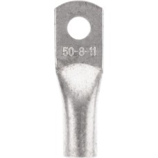 Наконечник REXANT Наконечник медный луженый ТМЛ 50–8–11 (50мм² - Ø8мм) ГОСТ 7386-80 (в упак. 50 шт.)