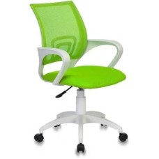Кресло компьютерное БЮРОКРАТ Кресло CH W696, сетка/ткань, до 150кг, салатовый