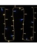 NEON-NIGHT Гирлянда светодиодная Нить 20м 200 LED ТЕПЛЫЙ БЕЛЫЙ белый каучук IP67 эффект мерцания 24В соединяется нужен транс-ор 531-100/531-311/531-312