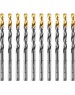 Сверло DENZEL Сверло по металлу, 5 мм, HSS-Tin, Golden Tip, 10 шт. 717213