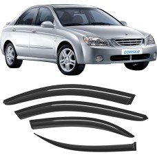 Дефлекторы CORSAR Дефлекторы Kia Cerato I 04-09 седан, нак., 4шт
