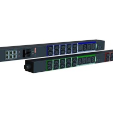 ELEMY Блок распределения питания IPDU-5936 верт.размещ. 12xC19 30xC13 с мониторингом 3x16A IEC 60309 2.4м