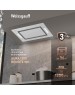 Встраиваемая вытяжка WEISSGAUFF Встраиваемая вытяжка Aura 1200 Remote, управление сенсорное, белый [424922]