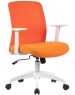 Кресло компьютерное CACTUS Кресло CS-WMC333-OR, сетка/ткань, до 100кг, фиксированные подлокотники, оранжевый