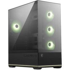 Корпус MSI Корпус для ПК MAG PANO 110R PZ , Global, 2xUSB 3.2 Gen 1, 1xUSB 3.2 Gen2 Type-C, 3x120mmARGB Reverse Blade Fan, 1