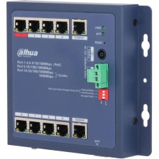 DAHUA Коммутатор DH-CHS4110-8ET-90-F, управляемый