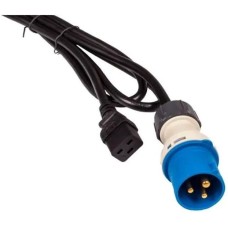 LANMASTER Шнур питания LAN-PP9M/19-2.5-BK C19 проводник.:3x2.5мм2 2.5м 250В 16А черный