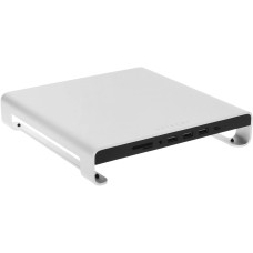 SATECHI Подставка-док станция Type-C Aluminum iMac Stand with Built-in USB-C Data для iMac. Цвет серебристый