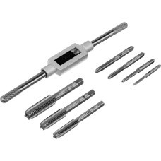 СИБРТЕХ Набор метчиков М3-М12, 8 предметов 77308