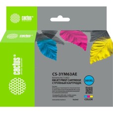 Картридж струйный CACTUS Картридж струйный CS-3YM63AE 305XL многоцветный (450стр.) (18мл) для HP DJ 2320/2710/2720/4120 с чипом