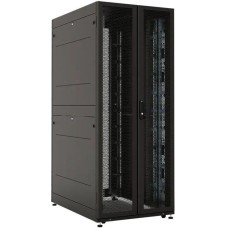 ЦМО Шкаф серверный (ШТК-СП-42.8.12-88АА-9005) напольный 42U 800x1200мм пер.дв.перфор.2ств. 2 бок.пан. задн.дв.перфор.2-хст. направл.под винты 1350кг черный 883мм 174кг 120град. 1950мм IP20 сталь